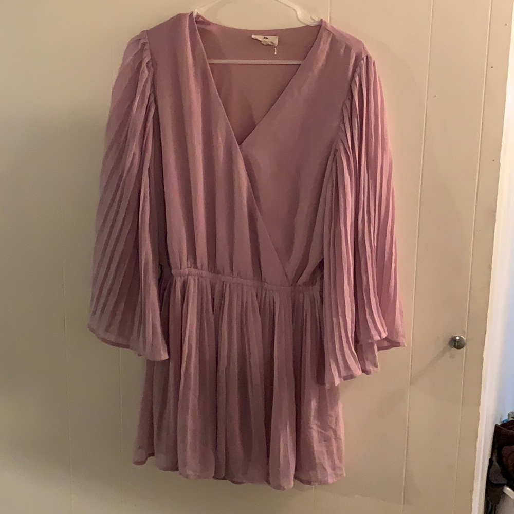 Mauve dressy romper.